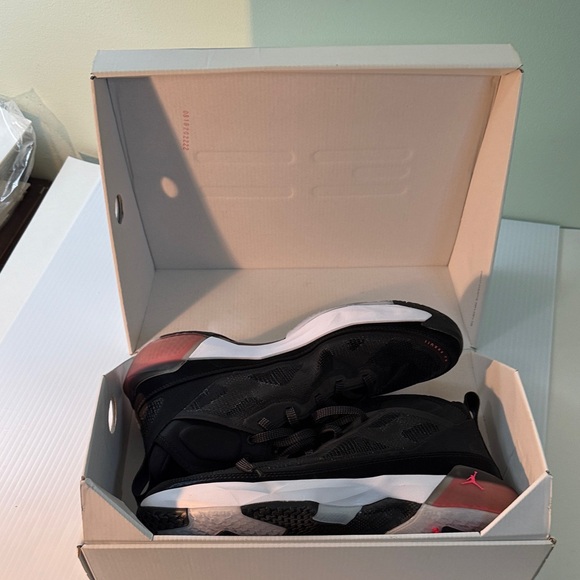 Air Jordan XXXVIII, 38, Black High-Top Sneakers - Picture 9 of 9